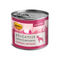 Мнямс Консервы Delicatesse для собак, 200 г, паштет, Террин по-версальски (телятина/ветчина)