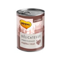 Мнямс Консервы Delicatesse для собак, 400 г, паштет, Турдакен по-британски (индейка/утка)