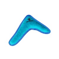 Мистер Кранч Игрушка Бумеранг с пищалкой для собак, 34*28,5*6,5 см, синий, Mr.Kranch
