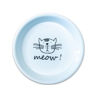 Мистер Кранч Миска керамическая MEOW!, 200 мл, белая, Mr.Kranch