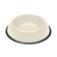 Ферпласт Миска MIRA KC металлическая лакированная на резинке, 2,5 л, белый, Ferplast
