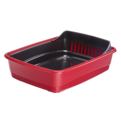 Ферпласт Туалет-лоток ARIEL для кошек и котят, ARIEL 10, 46*35*11 см, без бортика, Ferplast
