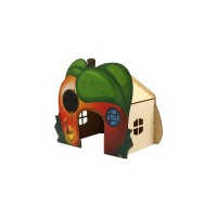 Домик для грызунов Яблочко 27,5*25*15,5 см, фанера, Petto (Петто)