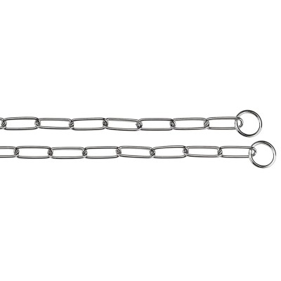 Ферпласт Ошейник-удавка CHROME для собак, сталь, CSP40126, длина 65 см, Ferplast