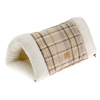 Лежак-туннель Igloo раскладной с мехом, 86*54*6 см, Ferplast (Ферпласт)