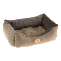 Ферпласт Лежак-софа с бортиками Chester, коричневый, Chester 50, размер 55*45*20 см, Ferplast