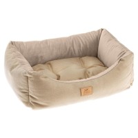 Ферпласт Лежак-софа с бортиками Chester, бежевый, Chester 50, размер 55*45*20 см, Ferplast