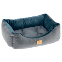 Ферпласт Лежак-софа с бортиками Chester, синий, Chester 60, размер 66*50*20 см, Ferplast