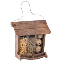 Кормушка для птиц уличная Jok 11, 23,5*13*23 см, пластик, Ferplast (Ферпласт)