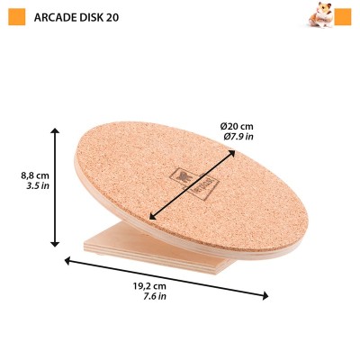 Диск для бега Arcade 20, 20*19*8 см, пробка/фанера, Ferplast (Ферпласт)