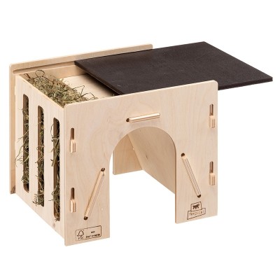 Кормушка для сена напольная Hay Feeder 2, 25*24*22 см, дерево, Ferplast (Ферпласт)