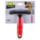 Ферпласт Расческа GRO для собак, красный/черный, GRO 5846, с короткими зубцами, Ferplast