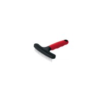 Ферпласт Расческа GRO для собак, красный/черный, GRO 5848, с длинными зубцами, Ferplast