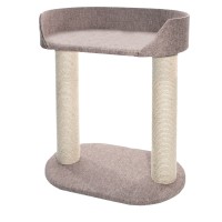 Комплекс Витязь с лежанкой для кошек, 58*35,5*71 см, бежевый, Гамма