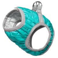 Триол Шлейка-жилетка утепленная бирюзовая для собак, S, обхват груди 36-39 см, обхват шеи 26-28 см, полиэстер, Triol