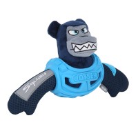 Джойсер Игрушка Squad в броне с пищалкой для собак, Медведь J-Bear, 32 см, голубой, Joyser