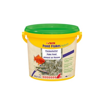 Сера Корм Pond Flakes Nature хлопьевидный для мелких прудовых рыб, 1 л (150 г), Sera