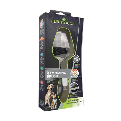 Фурминатор Щетка двухсторонняя Dual Brush, зубцы 1,2 см, FURminator