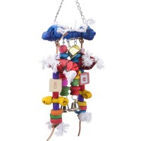 Игрушка Двойной сапожок для средних и крупных птиц, 17*8*41 см, Happy Bird (Хеппи Берд)