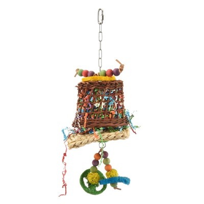 Игрушка для птиц Цветной колокольчик 14*46 см, Happy Bird (Хеппи Берд)