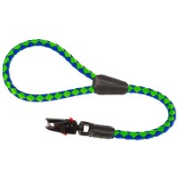 Ферпласт Поводок TWIST MATIC GM для собак, с автоматическим карабином, длина 60 см, зеленый/синий, 12/60, толщина 1,2 см, Ferplast