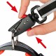 Ферпласт Поводок TWIST MATIC G для собак, с автоматическим карабином, длина 110 см, черный/коричневый, 12/110, толщина 1,2 см, Ferplast