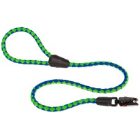 Ферпласт Поводок TWIST MATIC G для собак, с автоматическим карабином, длина 110 см, зеленый/синий, 18/110, толщина 1,8 см, Ferplast