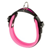 Ферпласт Ошейник ERGOFLUO C для собак, нейлон, розовый, 25/60, обхват шеи 52-60 см, ширина 2,5 см, Ferplast