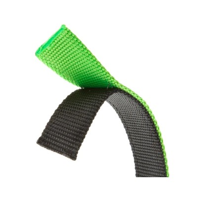 Ферпласт Ошейник DUAL CF Pyramids для собак, нейлон, DUAL CF25/45 PI, длина 37-45 см, ширина 2,5 см, зелено-черный, Ferplast
