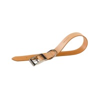 Ферпласт Ошейник NATURAL для собак, кожа, NATURAL C20/43, длина 35-43 см, ширина 2 см, бежевый, Ferplast