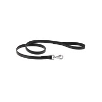 Ферпласт Поводок VOGUE FLAT G для собак, кожа, черный, 15/120, длина 120 см, ширина 15 мм, Ferplast