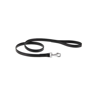 Ферпласт Поводок VOGUE FLAT G для собак, кожа, черный, 20/120, длина 120  см, ширина 20 мм, Ferplast