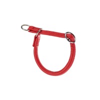 Ферпласт Ошейник-полуудавка VOGUE CORD CS для собак, натуральная кожа, красный , 10/35, длина 35 см, ширина 10 мм, Ferplast