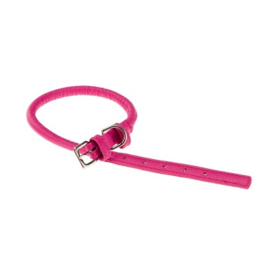 Ферпласт Ошейник VOGUE CORD CF10/48 для собак, длина 48 см, ширина 10 мм, кожа, фуксия, Ferplast