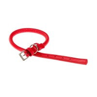 Ферпласт Ошейник VOGUE CORD CF10/48 для собак, длина 48 см, ширина 10 мм, кожа, красный, Ferplast