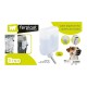 Поилка TIRSO для клеток и переносок, 25*15*9 см, 1,4 л, пластик, Ferplast (Ферпласт)