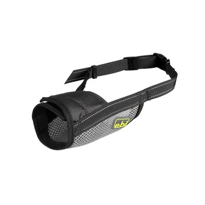Эби Намордник нейлоновый для собак, XS, 12-28см/D15-19см, черный, Europet Bernina International