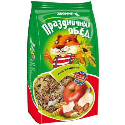 Зоомир Корм Праздничный обед для хомяков, 250 г