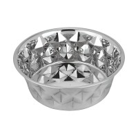 Мистер Кранч Миска металлическая на резинке Daimond, 2,7 л, сталь, Mr.Kranch