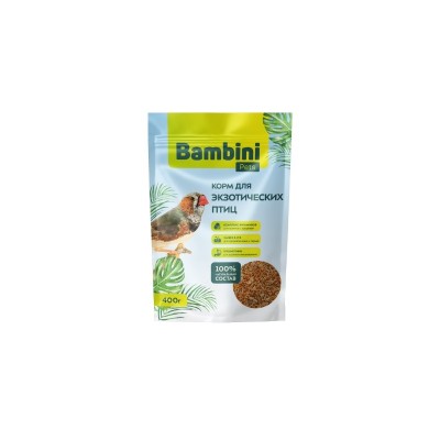 Корм Bambini Pets для экзотических птиц, 400 г