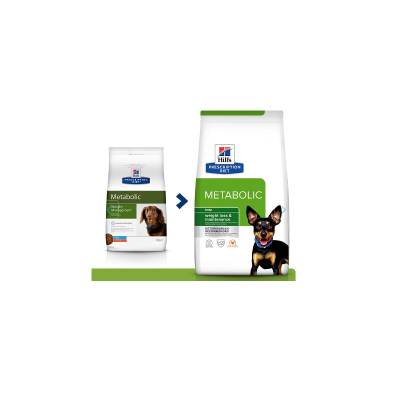 Хиллс Корм Prescription Diet Metabolic Mini для собак мелких пород, Курица, 3 кг, Hills