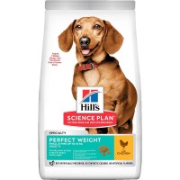 Хиллс Корм Science Plan Adult Perfect Weight Small/Mini для собак мелких пород, Курица, 1,5 кг, Hills