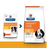 Хиллс Диетический корм Prescription Diet c/d Multicare Urinary Care для собак при профилактике МКБ, Курица, 1,5 кг, Hills