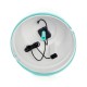 Питьевой фонтан с 2 насадками Pet Fountain USB, бело-зелёный 1,6 л, 20*19 см,  SkyRus (СкайРус)