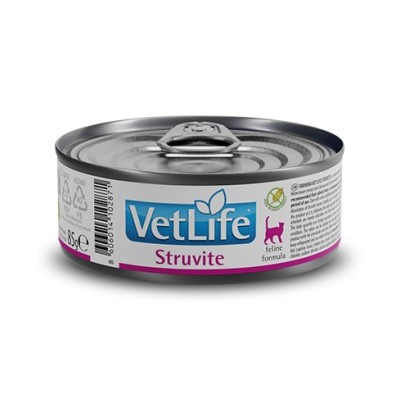 Фармина Консервы Vet Life Cat Struvite для кошек 12*85г, Farmina