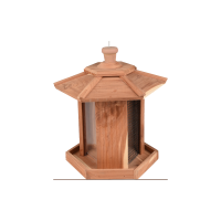 Кормушка для птиц и грызунов уличная Silo Arda 23*27,5 см, кедр, Flamingo (Фламинго)
