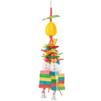 Игрушка для средних и крупных птиц Wooden man 10*12*45 см, SkyRus (СкайРус)