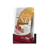 Фармина Корм низкозерновой N/D Low Grain Adult Cat для кошек, Курица/Гранат, 5 кг, Farmina