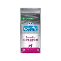 Фармина Корм диетический Vet Life Cat Struvite Management для кошек профилактика рецидивов струвитного уролитиаза и идиопатического цистита, 5 кг, Farmina